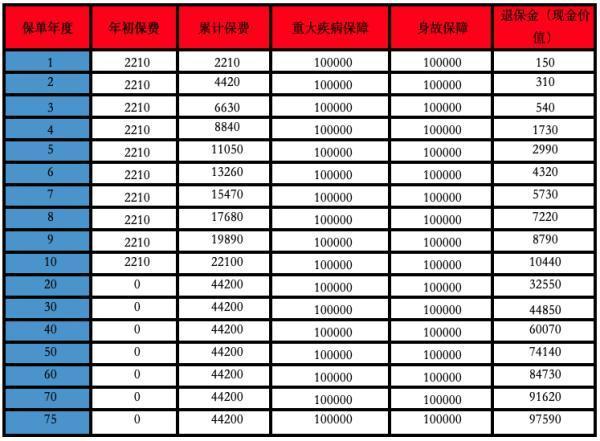 国寿康宁重大疾病保险（惠享版）