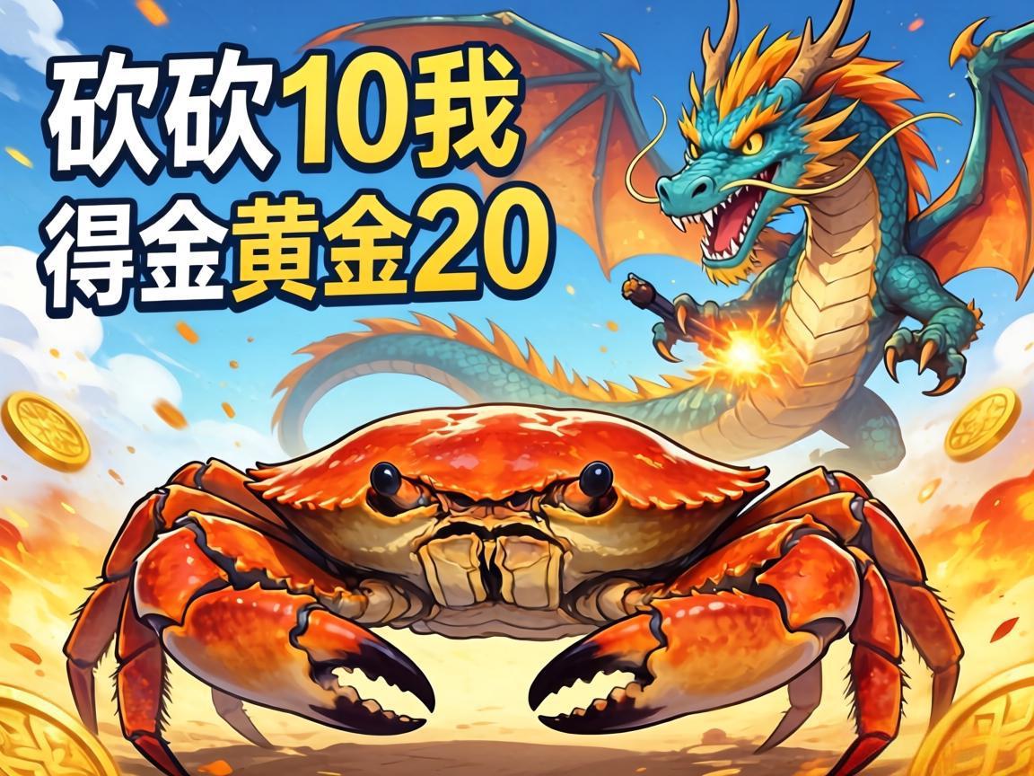 狂砍10飞龙得20黄金巨蟹