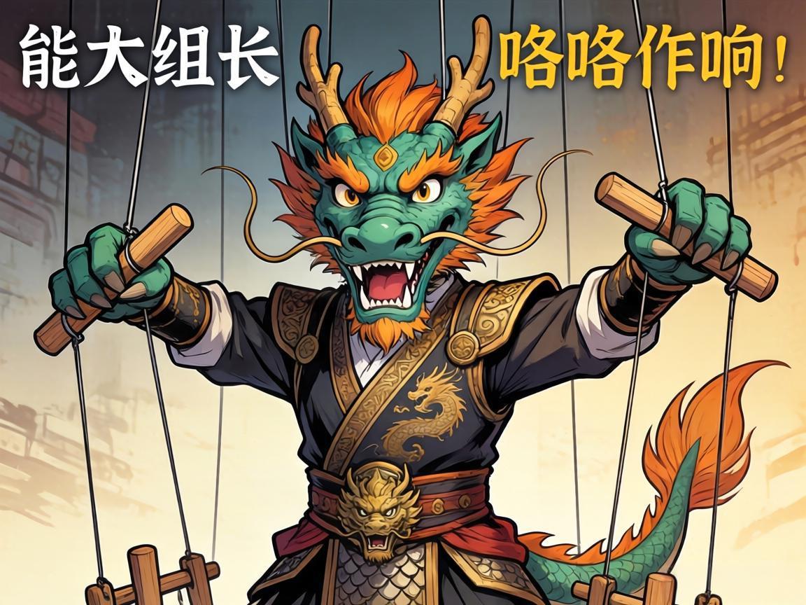 神龙大组长介绍咯咯作响的提线木偶