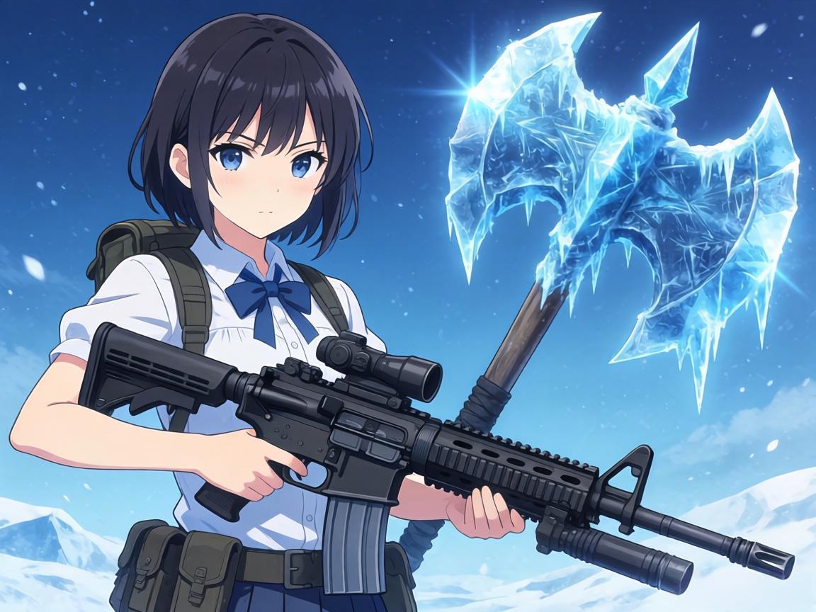 少女物资枪与冰霜战斧合成攻略