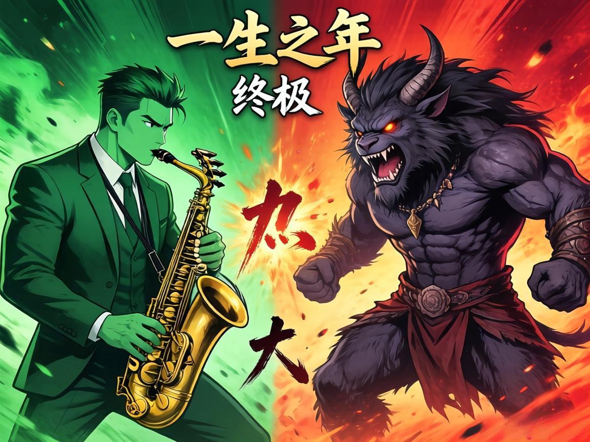 绿爵士vs一生之敌vs变态年兽终极对决