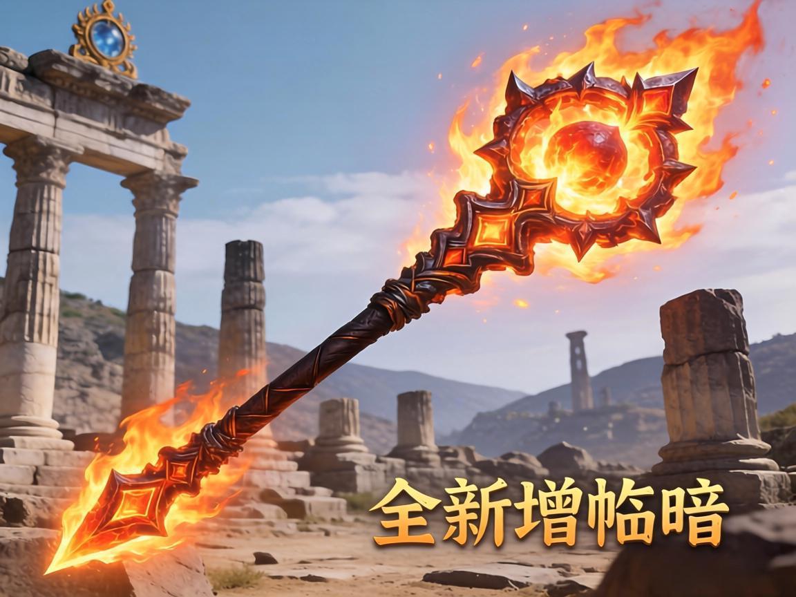 遗迹火焰法杖全新增幅武器
