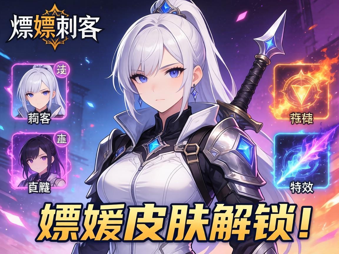 白嫖刺客皮肤解锁与特效展示