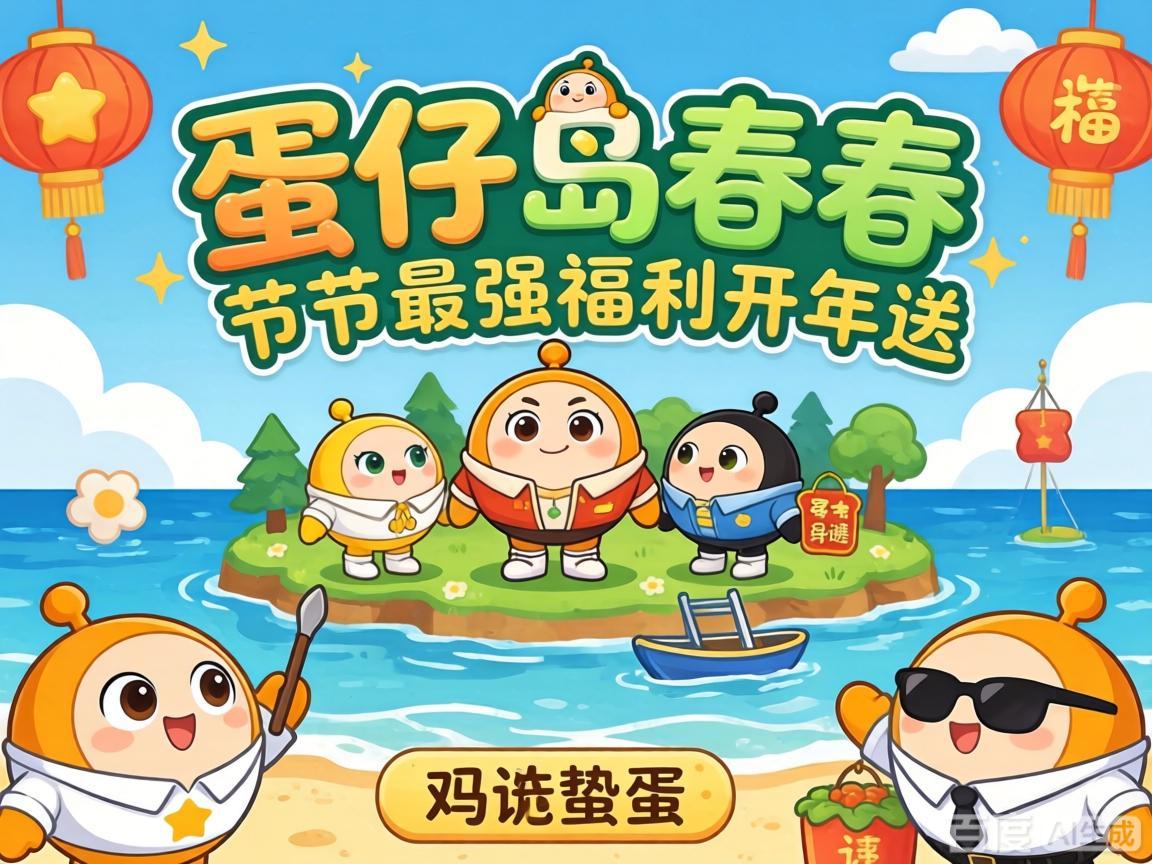 蛋仔岛春节最强福利开年送