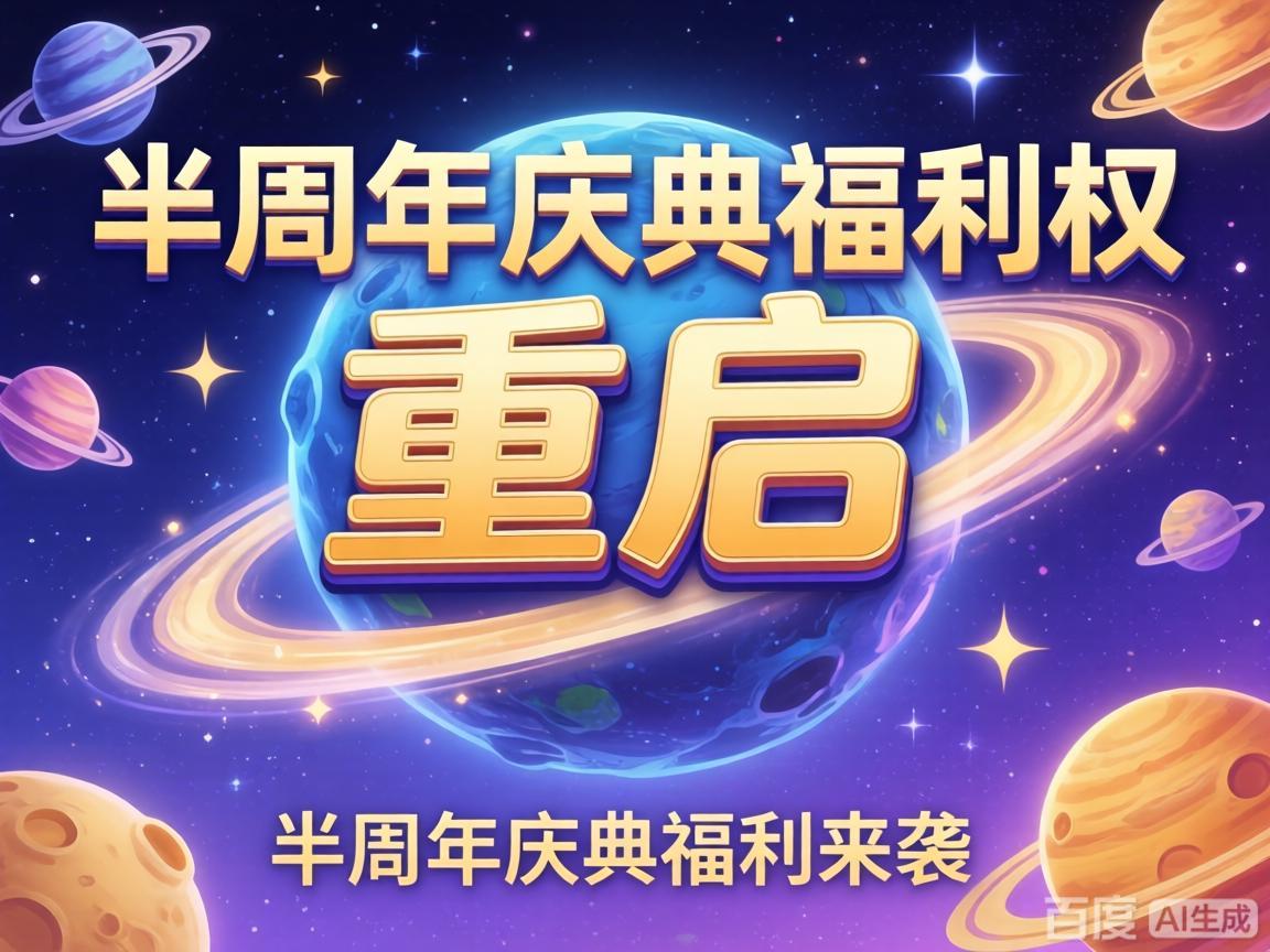 星球重启半周年庆典福利来袭