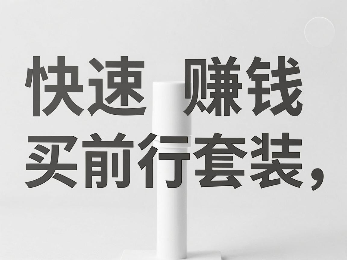新手快速赚钱买前行套装攻略