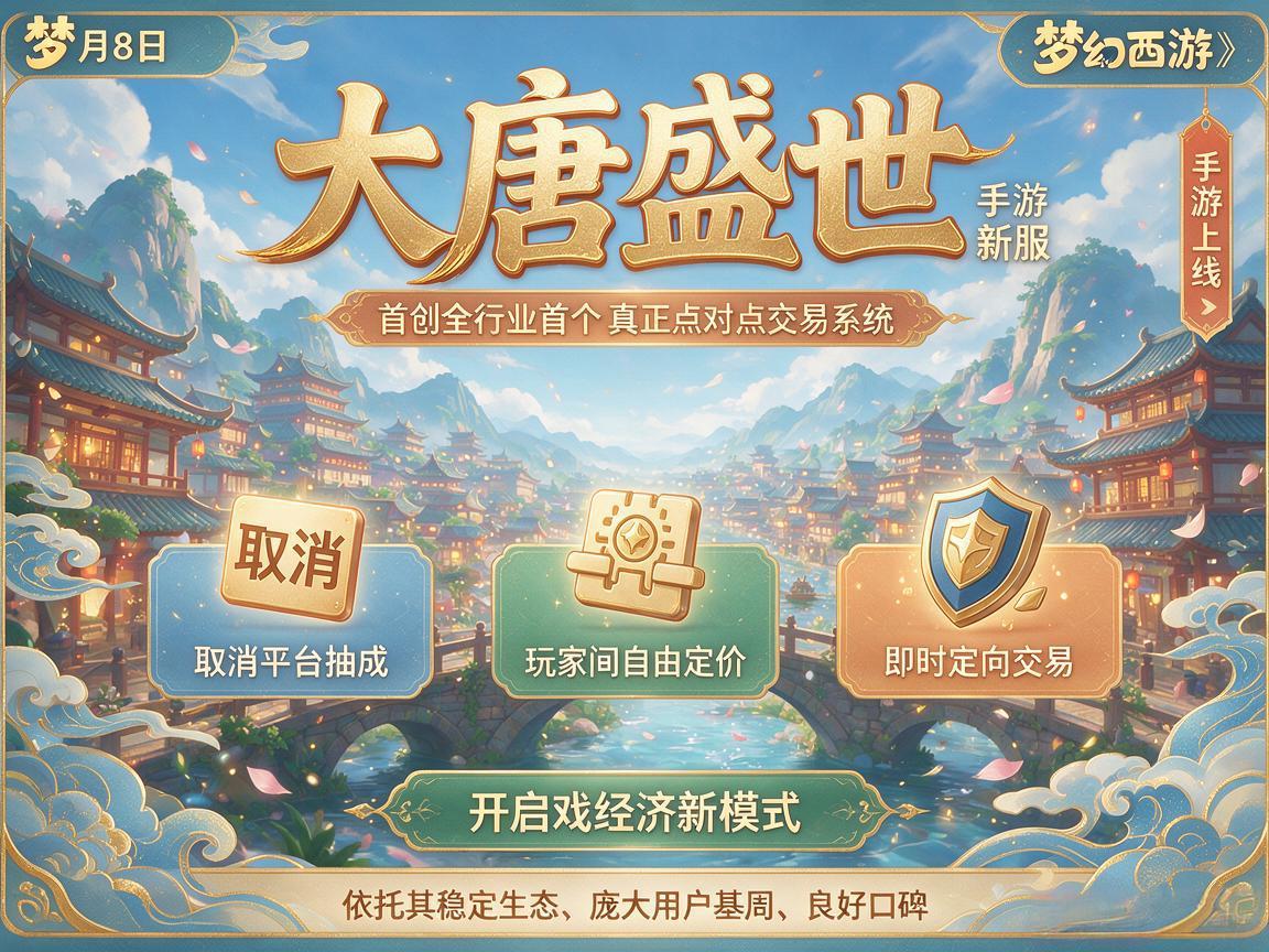 梦幻西游手游上线点对点交易
